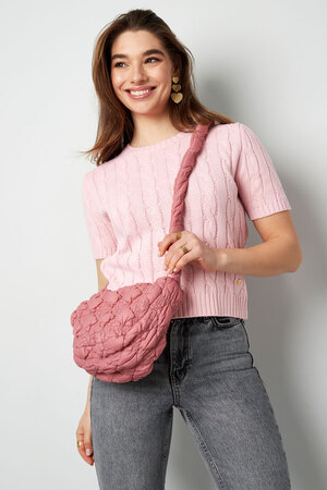 Puffer bag long - pink h5 Picture3